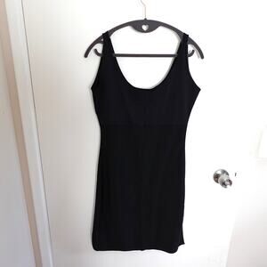 Spanx By Sara Blakely Tank Shapewear Dress Women’s Size L Black Event Formal